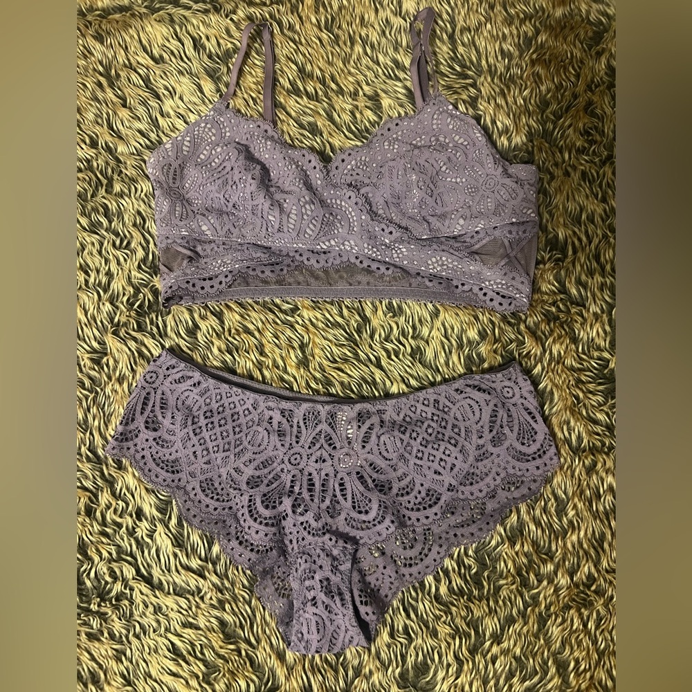 Victoria's Secret Dream Angels Lace Bralette and Panty Set